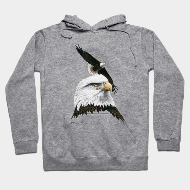 Power And Grace Hoodie by Dave Bartholet Wildlife Art